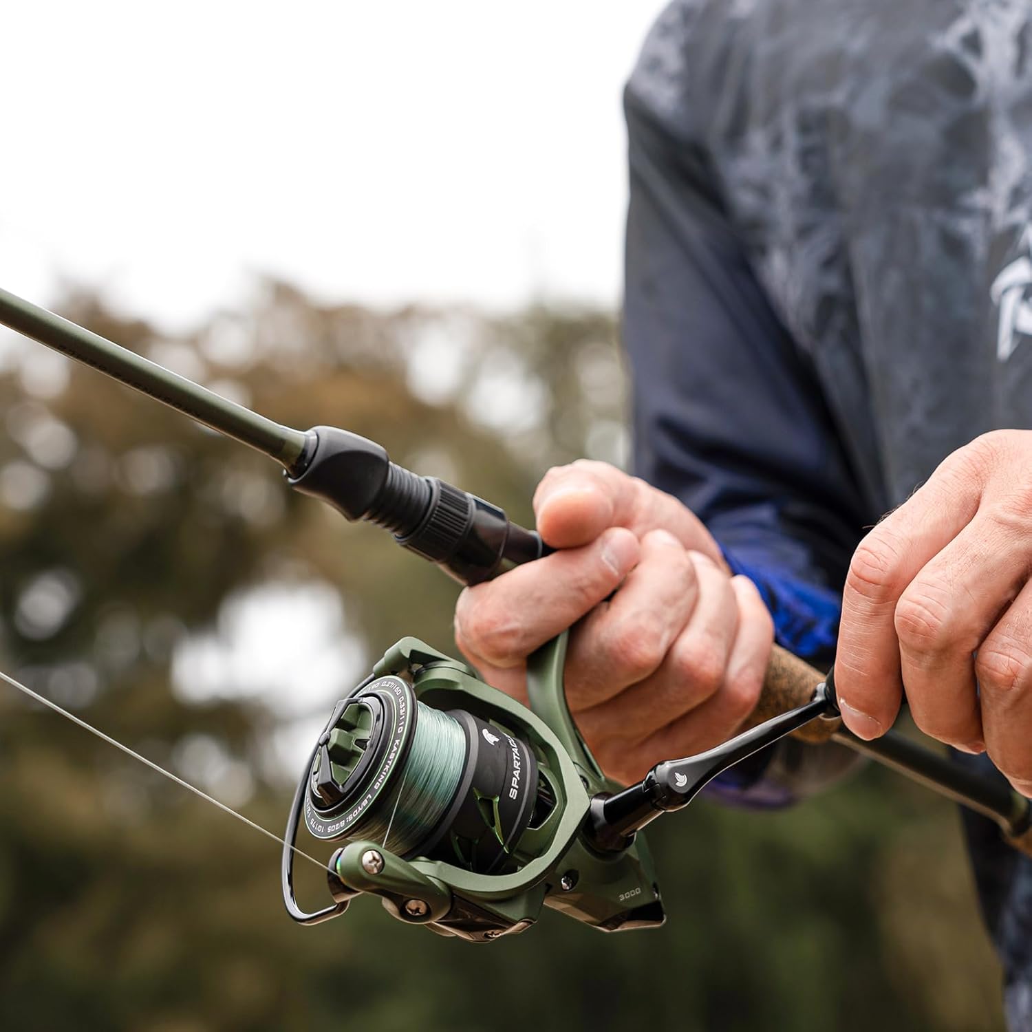 KastKing Spartacus II Twin-Tip Fishing Rod and Reel Combo, Spinning & Casting Combo, Fishing Poles and Reels Combo, KastFlex IM6 Graphite Blanks, 2-Piece Rods with Extra Tip - Image 2